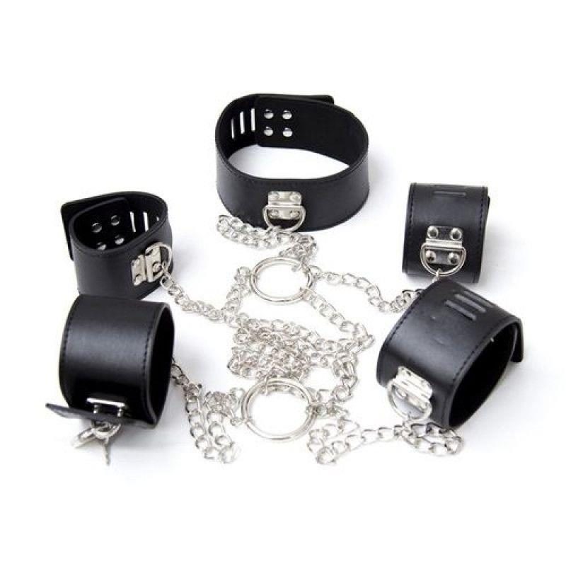 Ściągacz łańcuchowy Hogtie Toyz4lovers czarny
