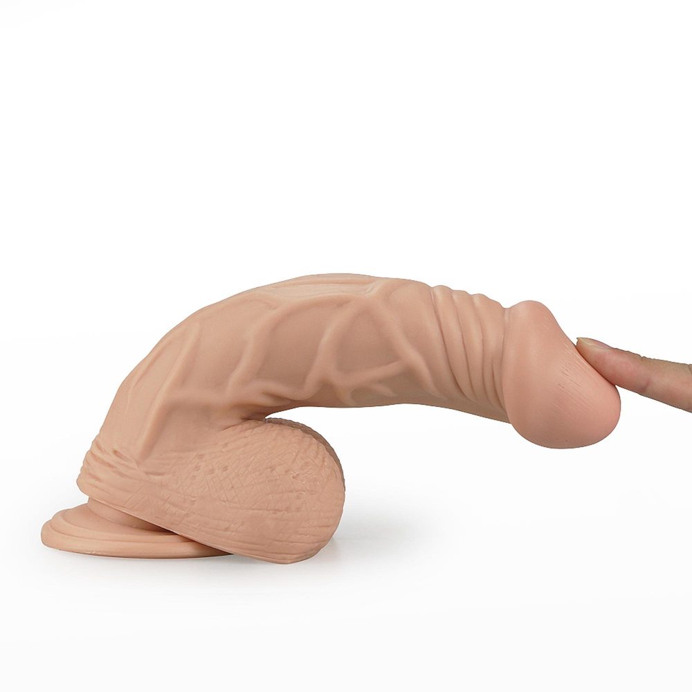 Wibrator realistyczny Lovetoy cielisty 23 cm wodoodporny