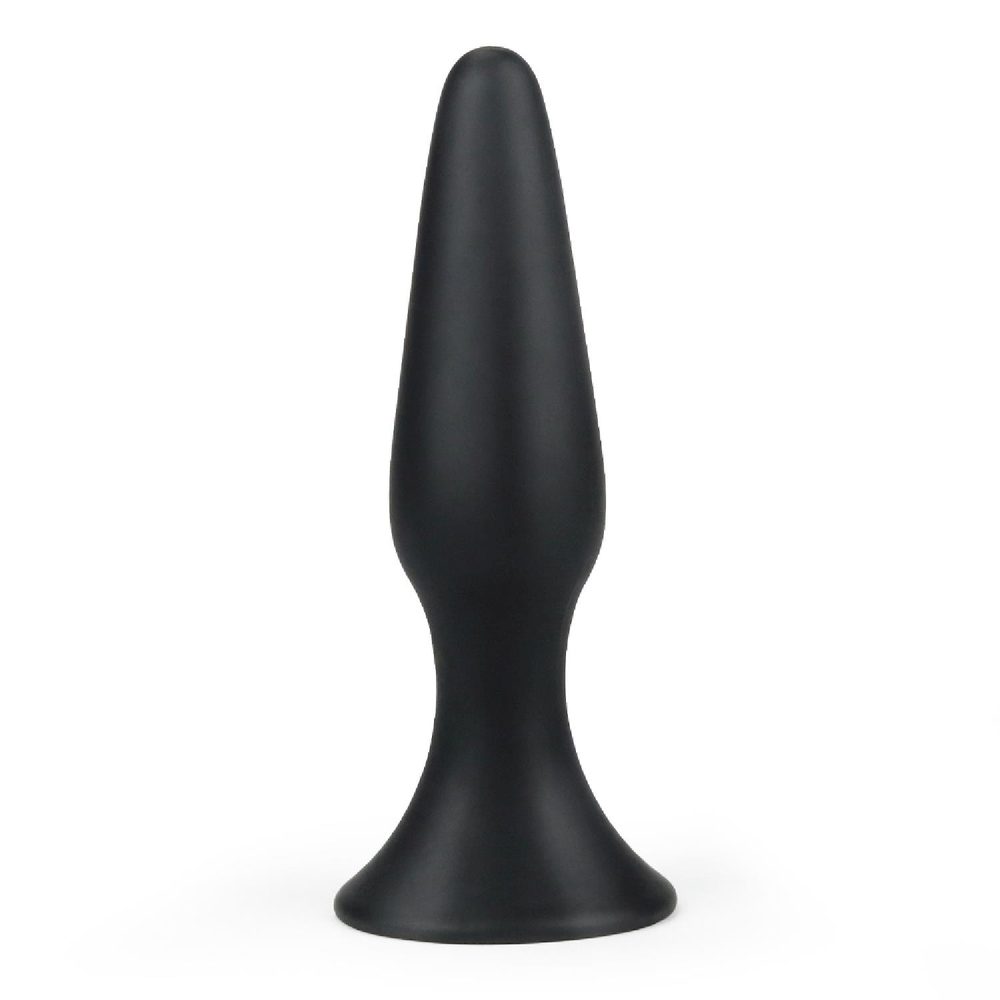 Korek analny silikonowy Lure Me Lovetoy czarny 11,5 cm