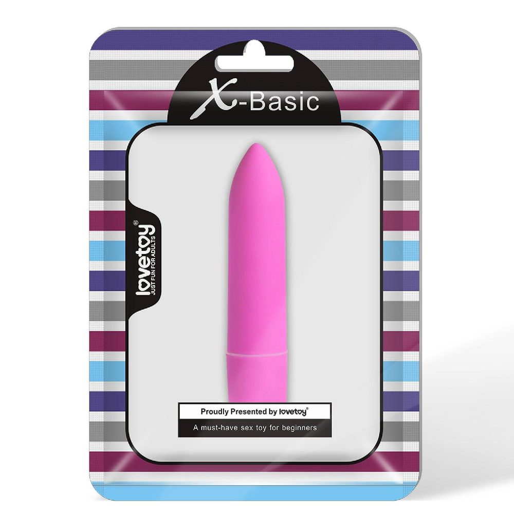 Wibrator mini pocisk Lovetoy niebieski 9 cm 1 tryb