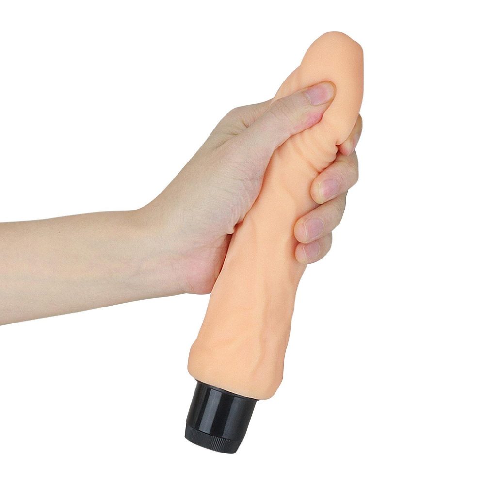 Wibrator realistyczny cyberskóra Lovetoy 20 cm wodoodporny