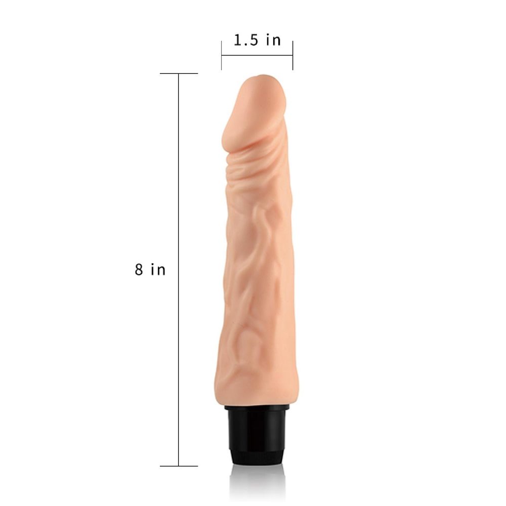 Wibrator realistyczny cyberskóra Lovetoy 20 cm wodoodporny