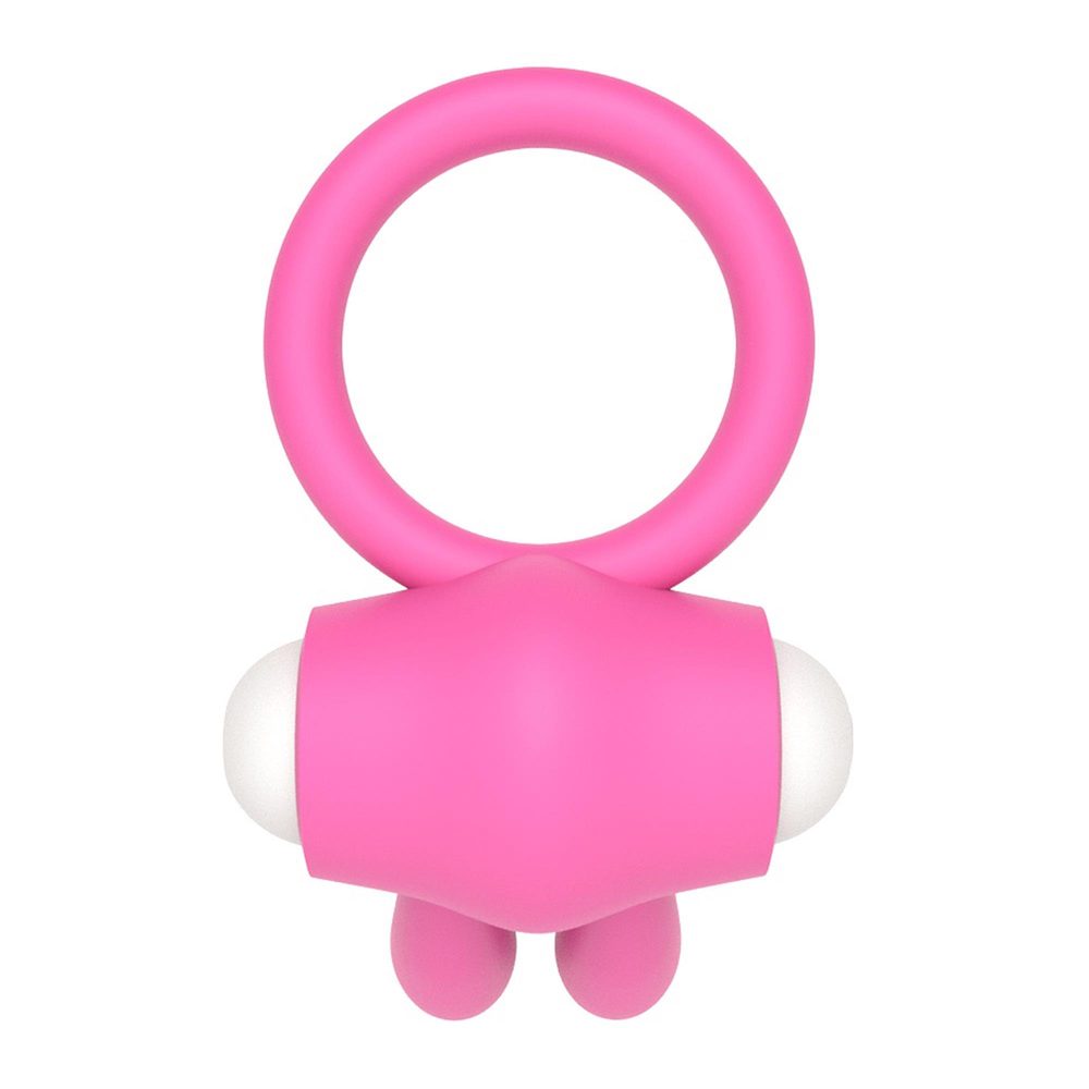 Power Clit Silicone Cockring Pink