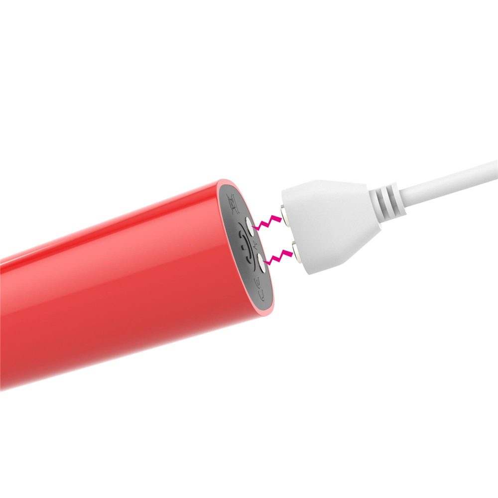 Mini wibrator IJOY ładowany USB wodoodporny 10 funkcji 8 cm