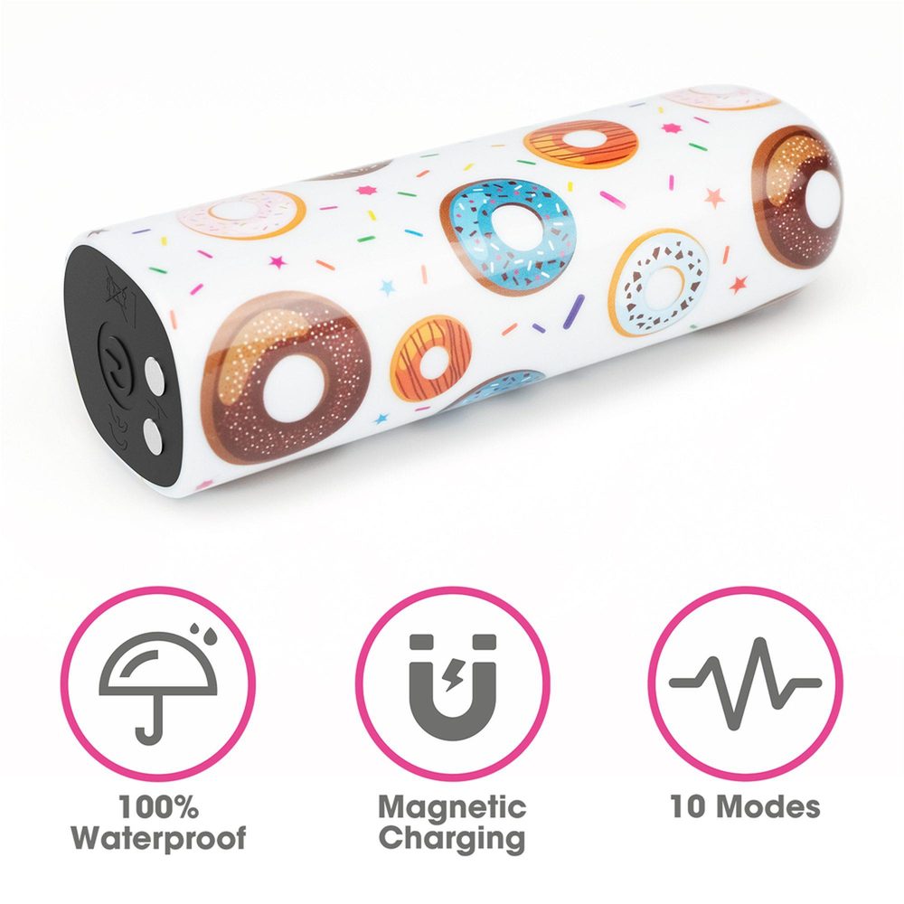 Wibrator mini akumulatorowy Donut Lovetoy 8 cm wodoodporny