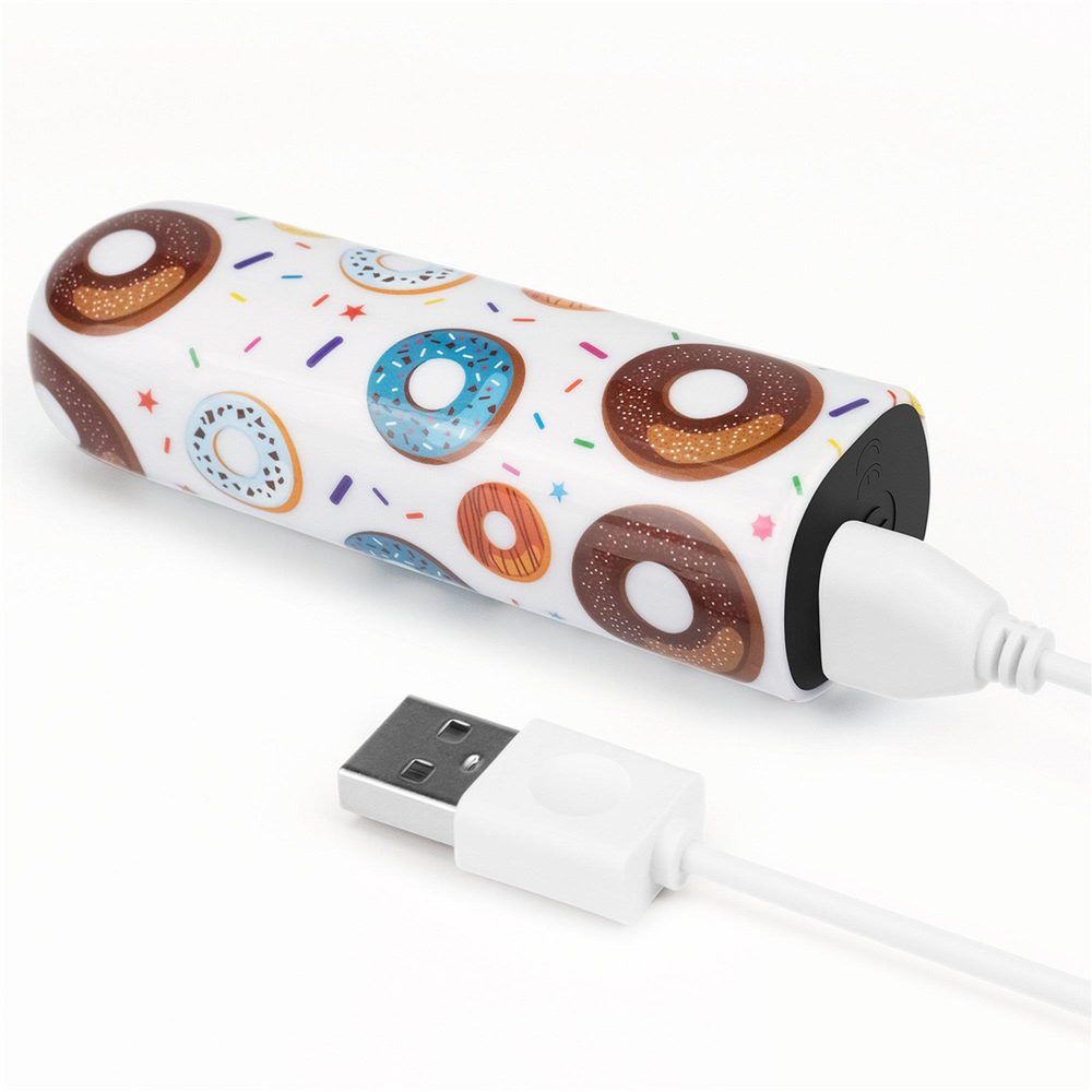 Wibrator mini akumulatorowy Donut Lovetoy 8 cm wodoodporny