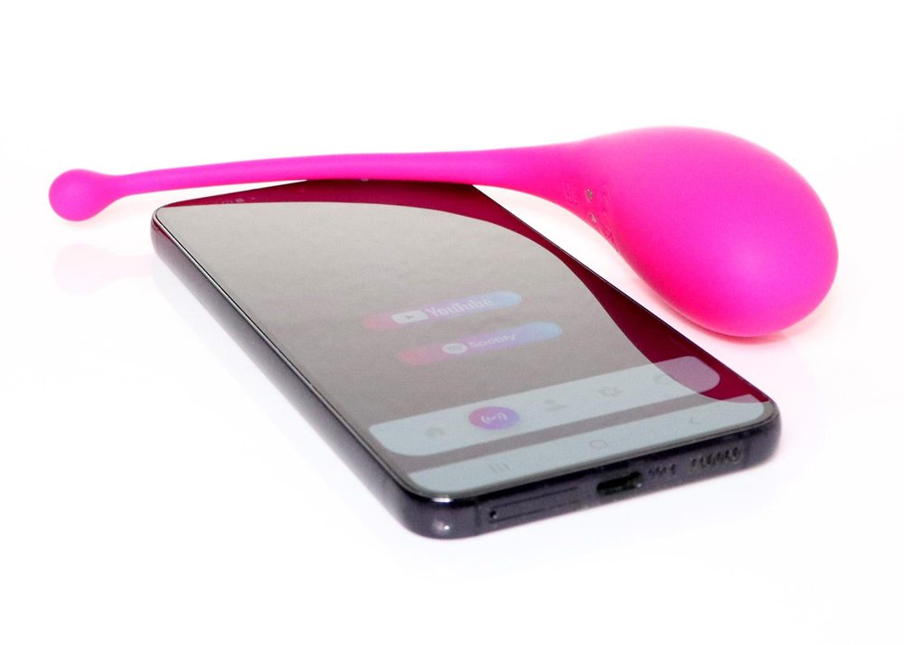 Jajko wibrujące Smart Egg B Series z aplikacją silikonowe USB