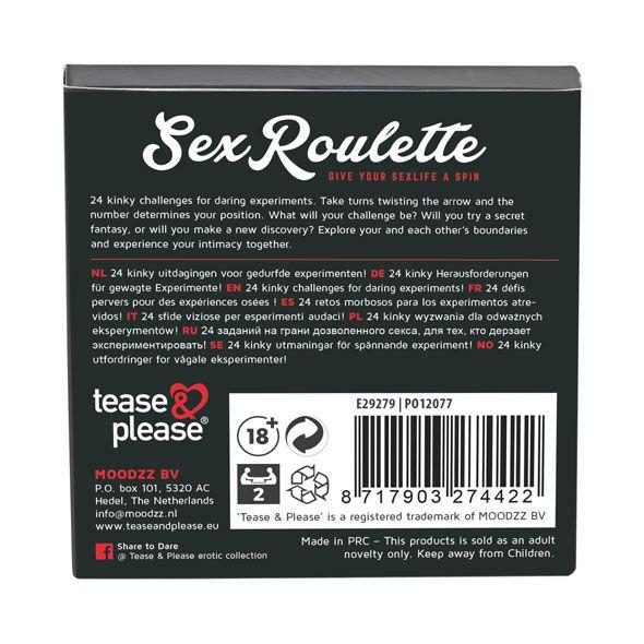 Gra erotyczna Sex Roulette Kinky Tease & Please