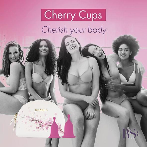 Zestaw kubków menstruacyjnych Cherry Cup Rianne S S i M