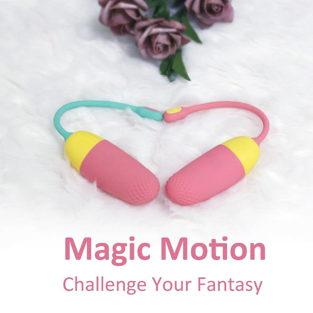 Wibrujące jajko Vini sterowane aplikacją Magic Motion pomarańczowe USB