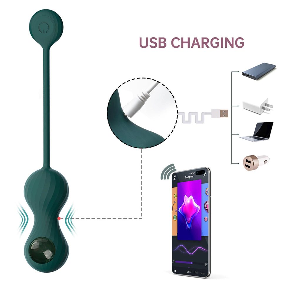 Kulki Kegla Magic Motion Crystal Duo z aplikacją i ciężarkami