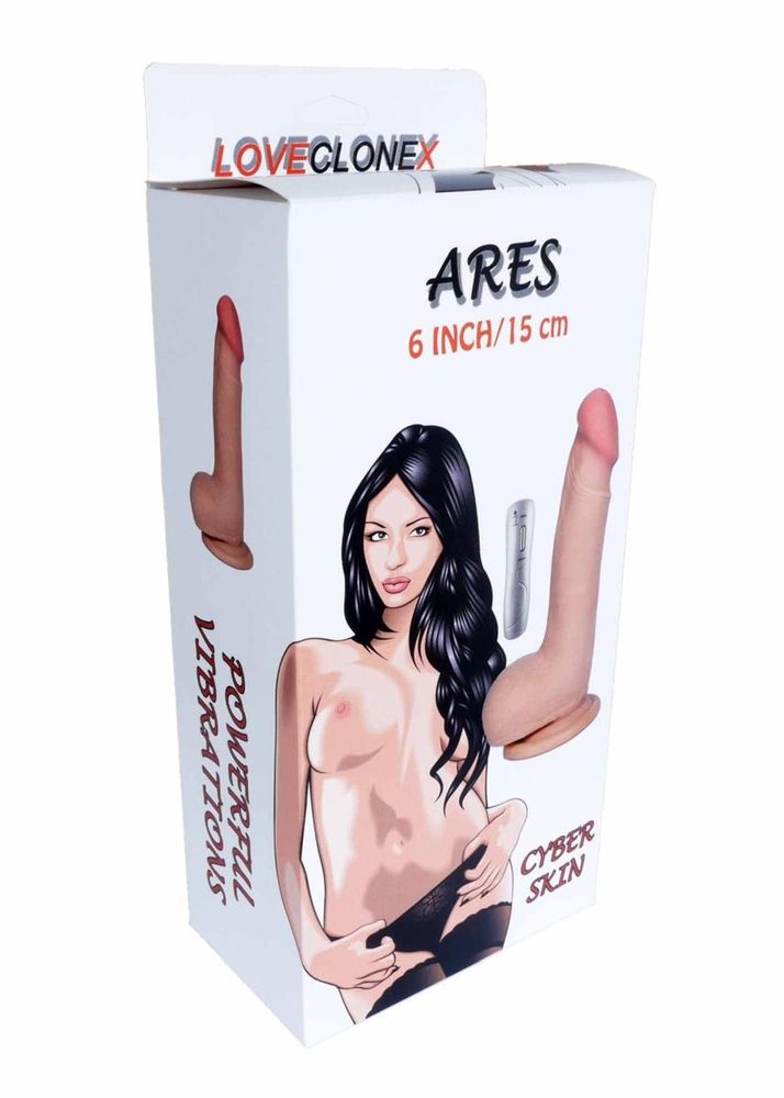 Realistyczny wibrator Ares Loveclonex 15 cm