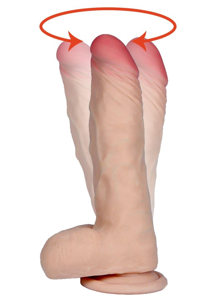 Realistyczny wibrator rotujący Hades LovecloneX 19 cm