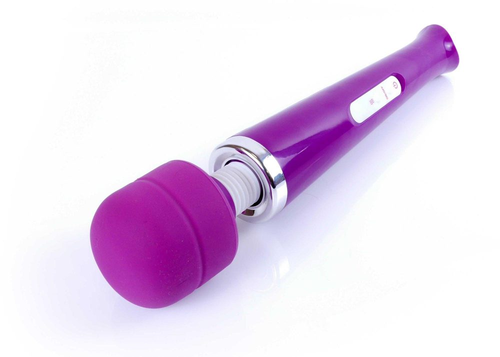 Stymulator łechtaczki Magic Wand fioletowy USB 10 programów
