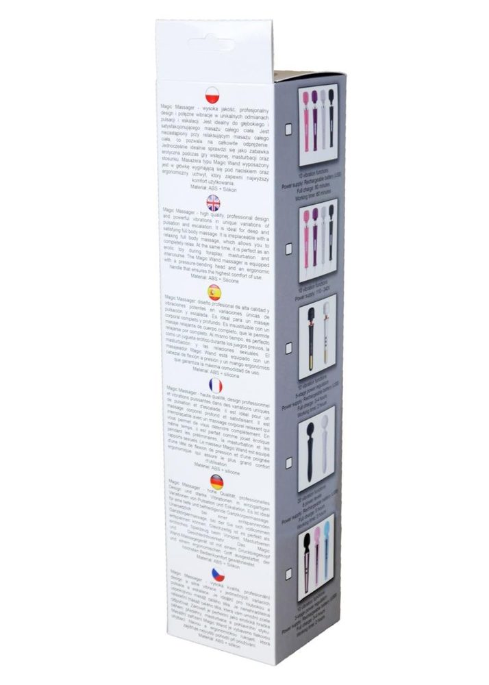 Masażer stymulator silikonowy B Series Magic niebieski USB 10 funkcji