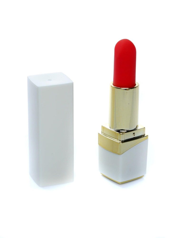 Mini wibrator szminka B-Series Magic biały USB wodoodporny