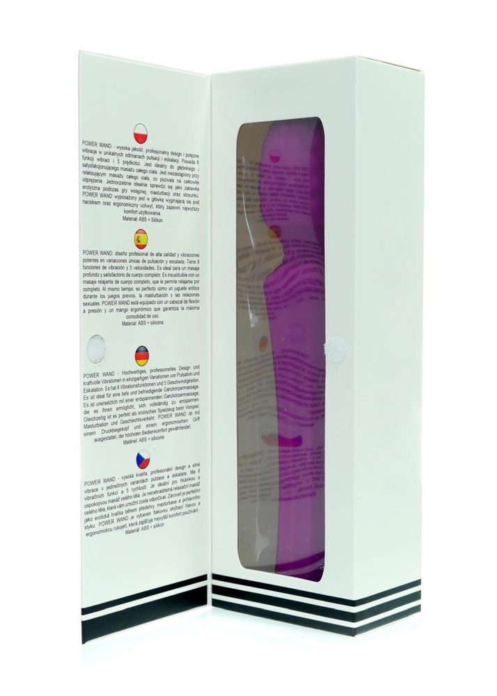 Mocny masażer wibracyjny B Series Magic fioletowy USB