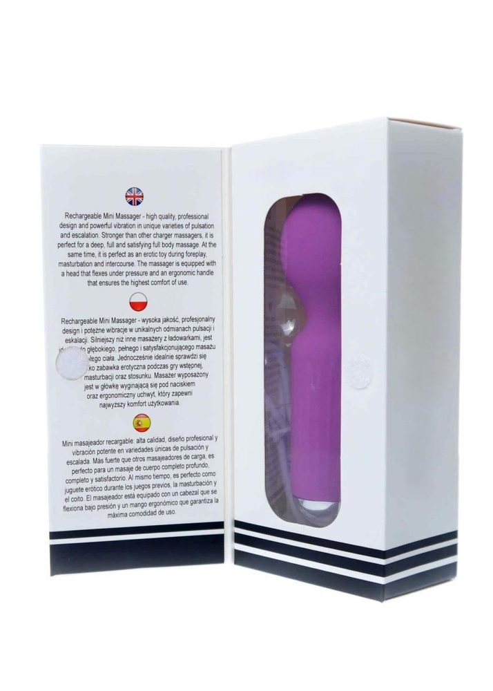 Stymulator łechtaczki mini B Series Magic fioletowy USB 20 programów