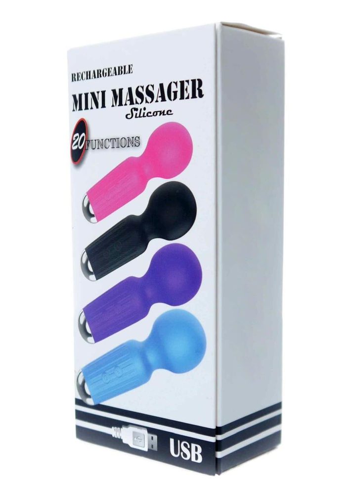 Stymulator łechtaczki mini USB 20 programów niebieski B-Series Magic