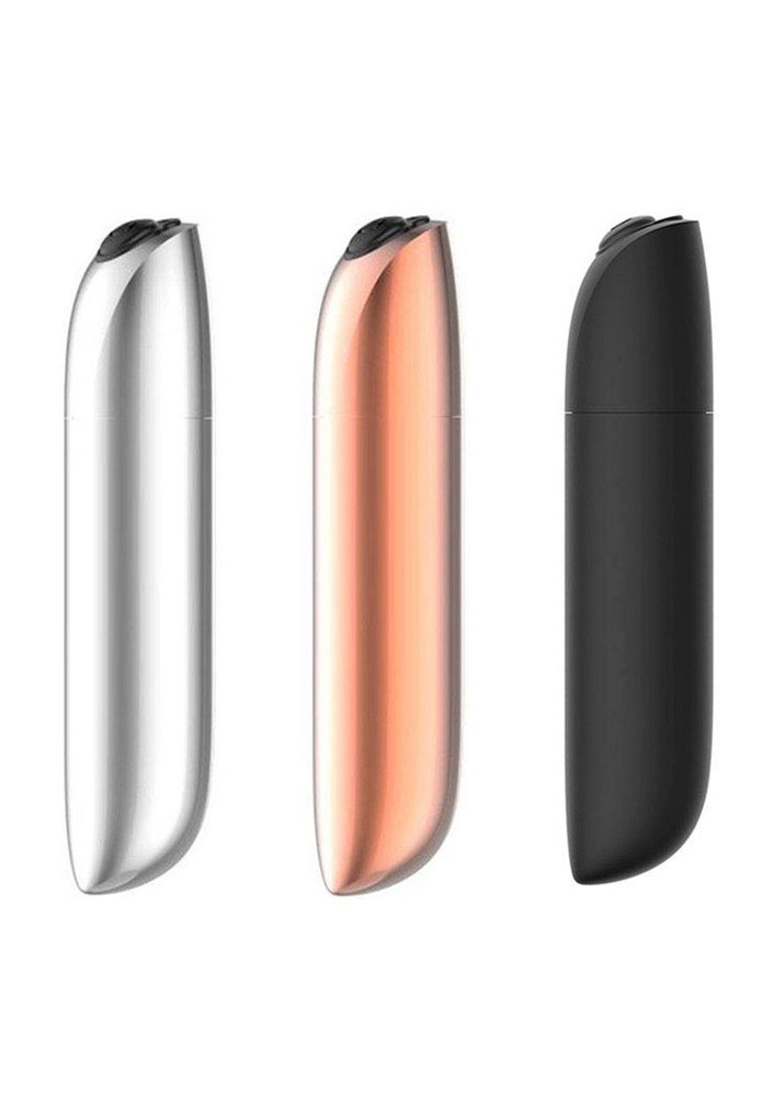 Potężny mini wibrator B-Series Magic USB srebrny 20 trybów