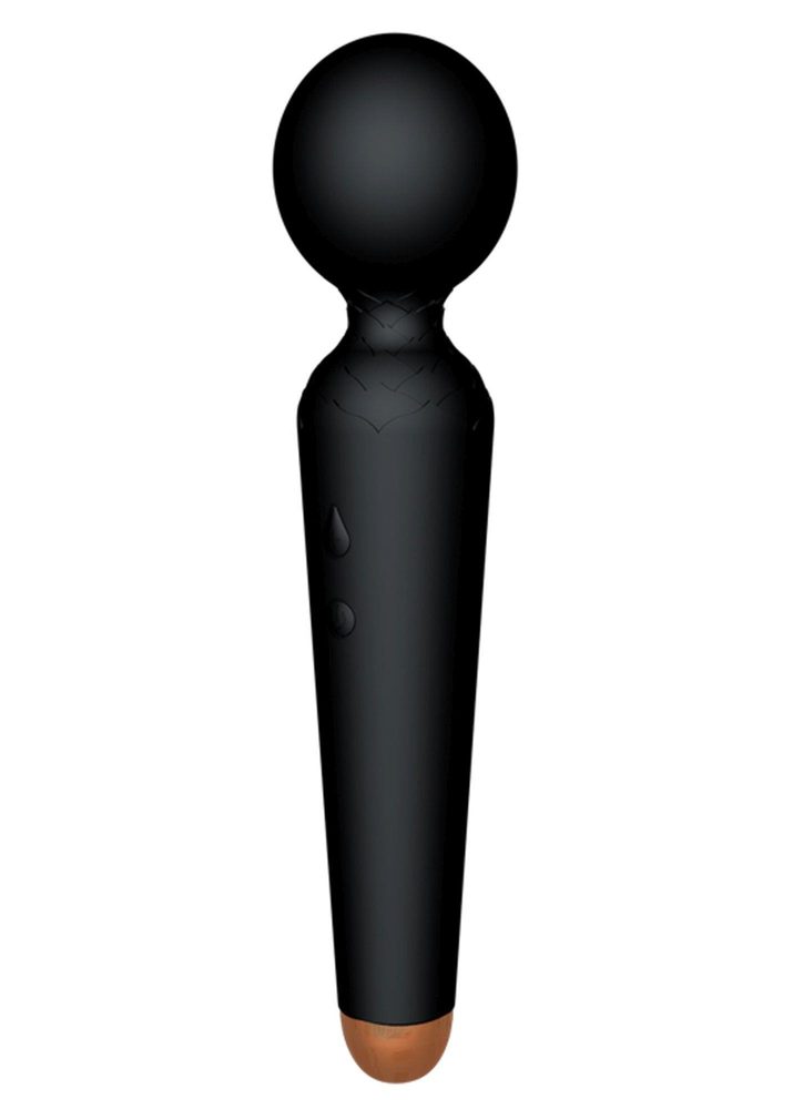 Silikonowy stymulator łechtaczki B Series Magic czarny USB 10 funkcji
