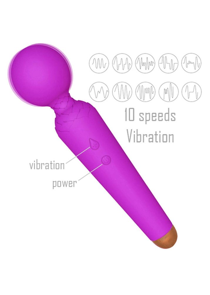 Silikonowy stymulator łechtaczki B Series Magic czarny USB 10 funkcji