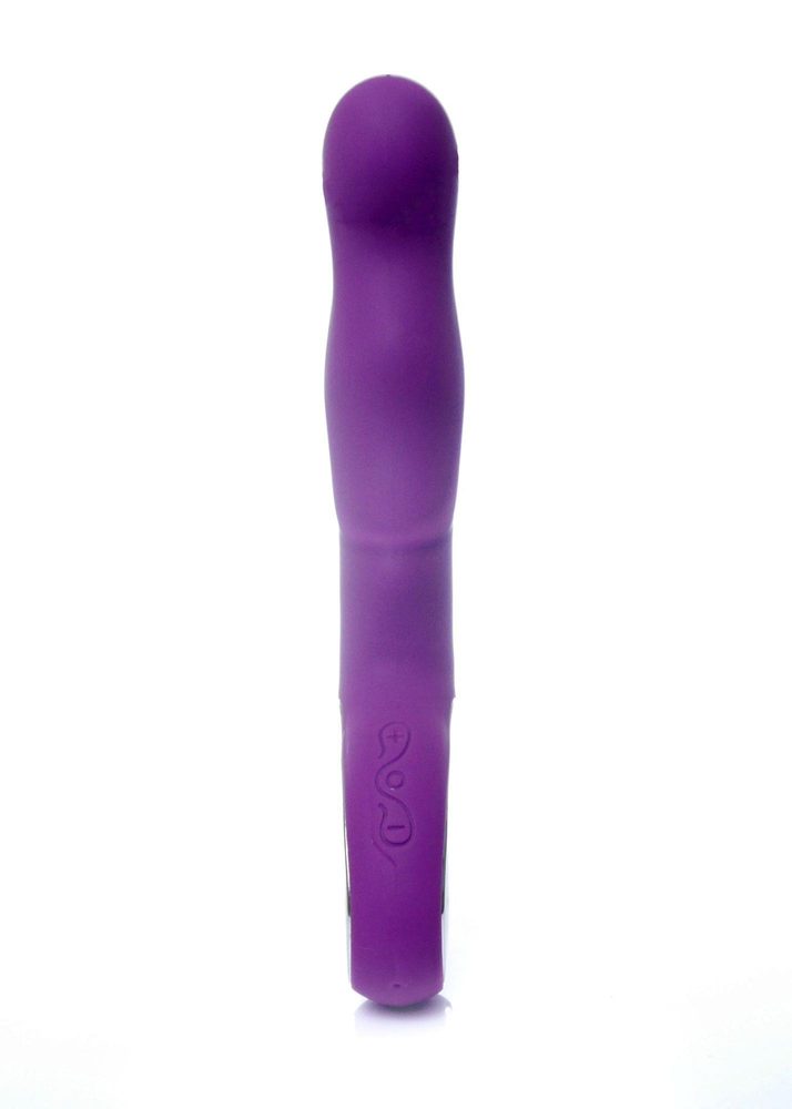 Wibrator punktu G silikonowy B Series Magic fioletowy USB 20 cm