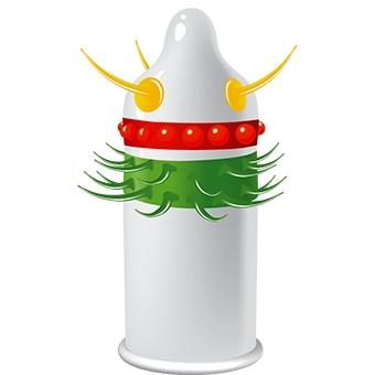 Prezerwatywy z wypustkami Egzo Jolly Roger