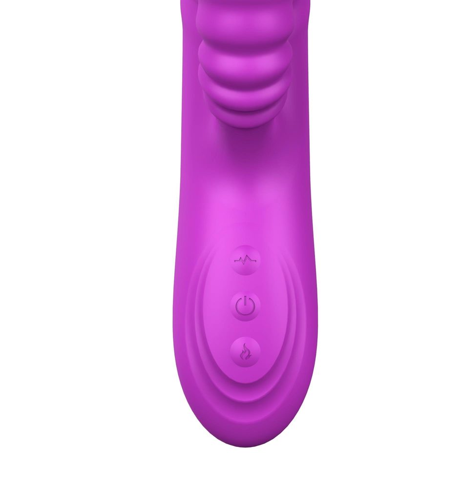 Wibrator Series Lyla z ruchem posuwisto zwrotnym fioletowy USB 21,9 cm