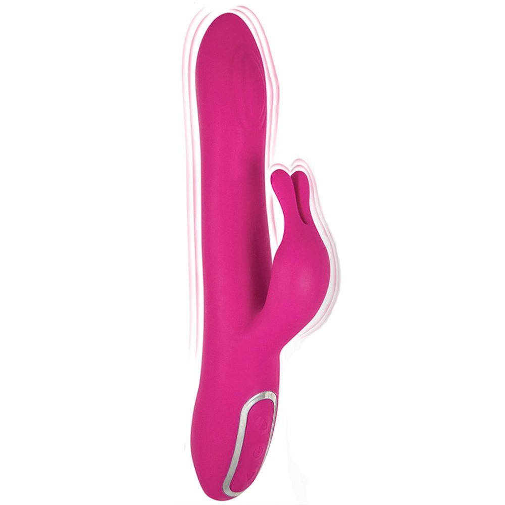 Wibrator króliczek silikonowy Isabella różowy USB 24 cm
