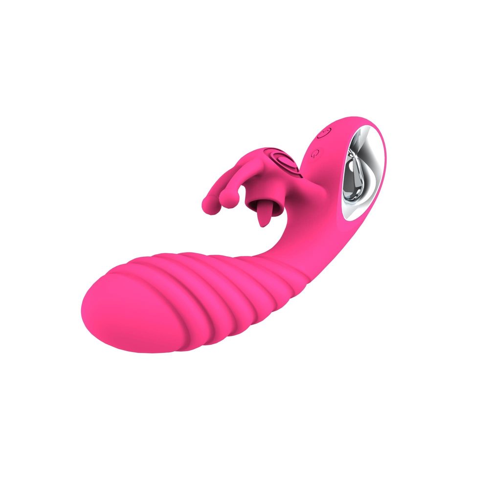 Wibrator króliczek silikonowy Vicky 36 funkcji USB różowy