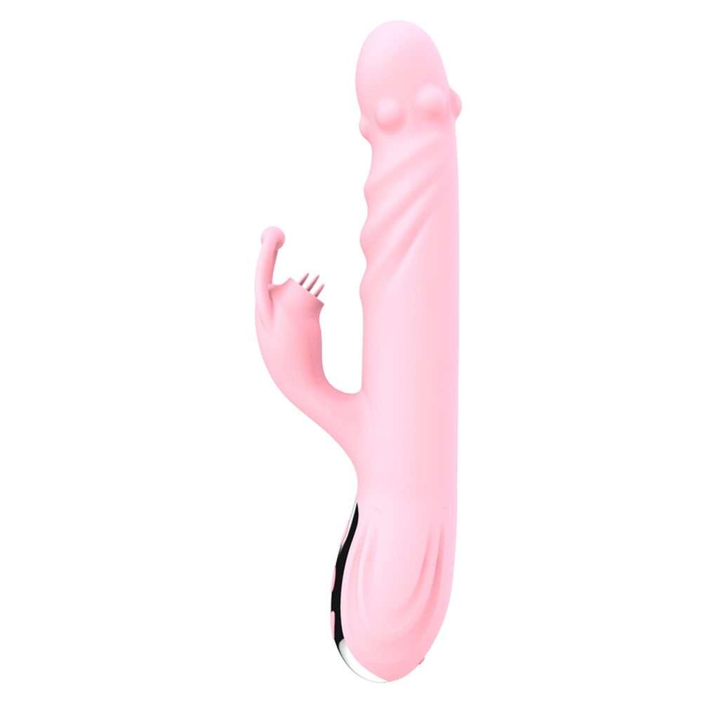 Wibrator z ruchem posuwistym Lyla różowy USB 22 cm