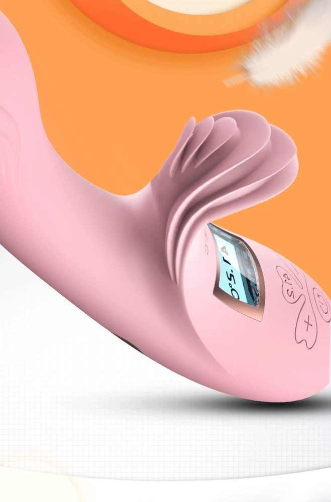 Wibrator Lilo dwusilnikowy silikonowy podgrzewany fioletowy USB