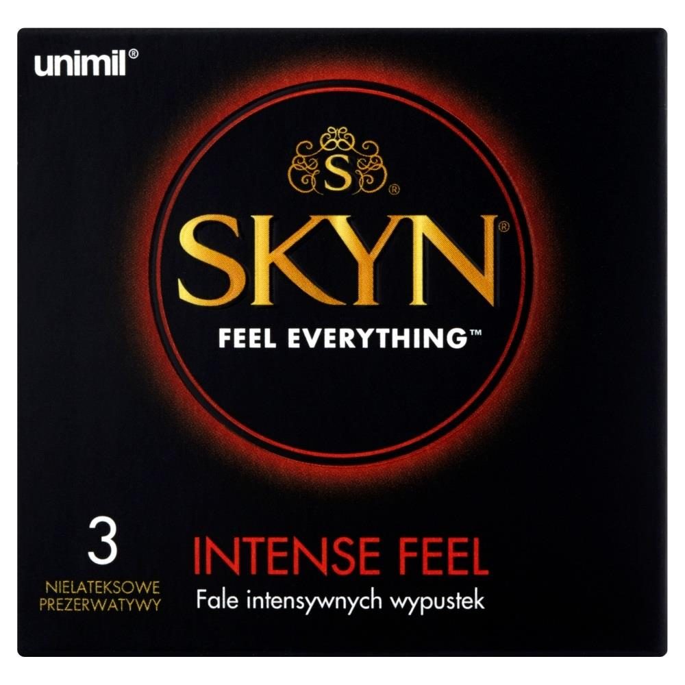 Prezerwatywy stymulujące Skyn Intense Feel bez lateksu 3 szt