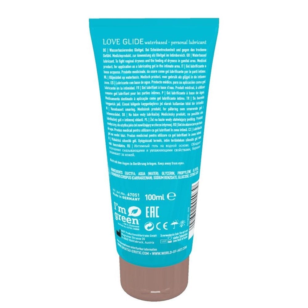 Żel na bazie wody SHIATSU Love Glide Hot 100ml