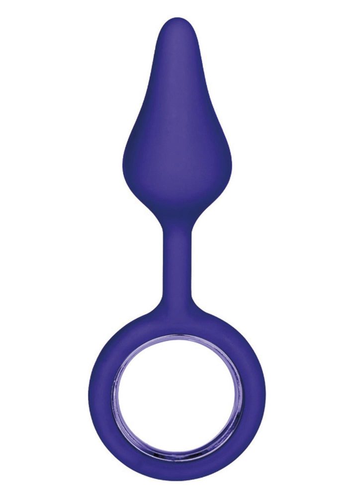 Korek analny silikonowy ToyJoy Booty Tickler fioletowy 9,5 cm
