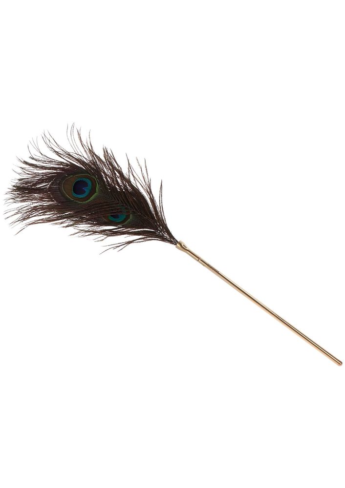 Piórko łaskoczące Taboom Peacock różowe złoto 27 cm