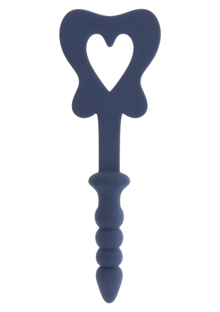 Silikonowa packa z korkiem analnym Taboom niebieska 29 cm