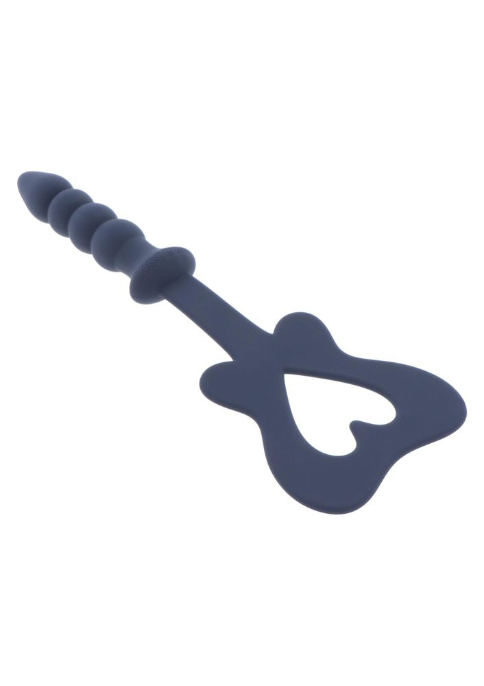 Silikonowa packa z korkiem analnym Taboom niebieska 29 cm