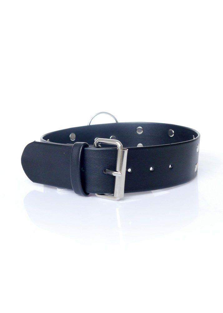Obroża z ćwiekami Fetish B Series 4 cm regulowana
