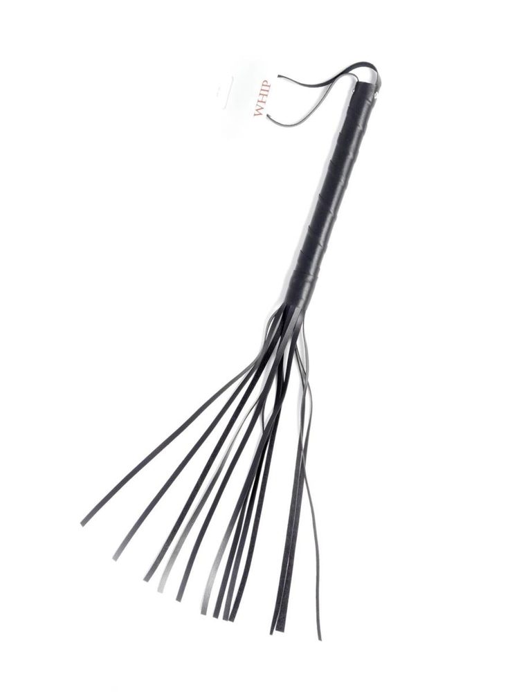 Pejcz skórzany Fetish B Series czarny 50 cm