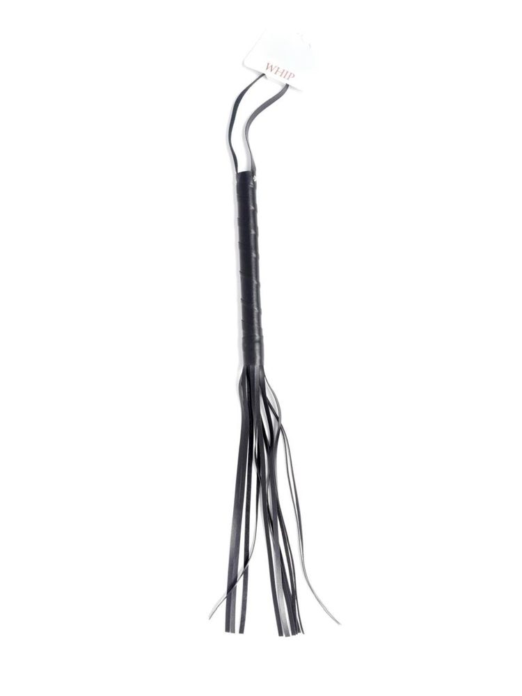 Pejcz skórzany Fetish B Series czarny 50 cm