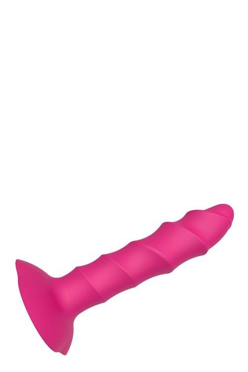 Korek analny skręcony silikonowy Cheeky Love z przyssawką 17 cm