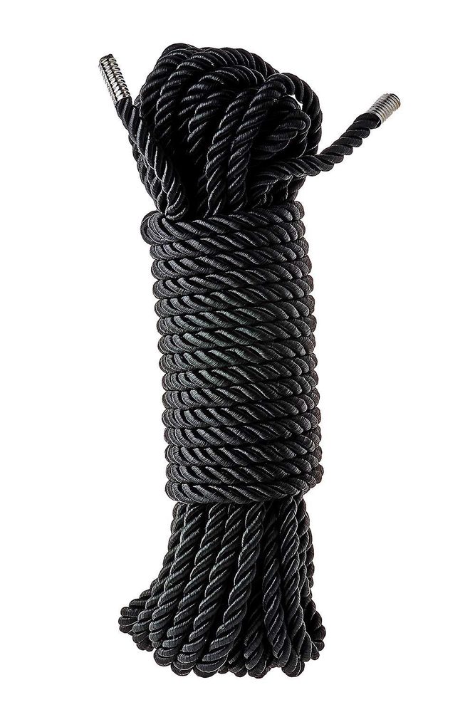 Miękka lina bondage deluxe Dream Toys Blaze czarna 10m