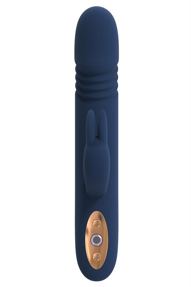 Wibrator króliczek Zephyros z ruchami pchającymi USB 23 cm