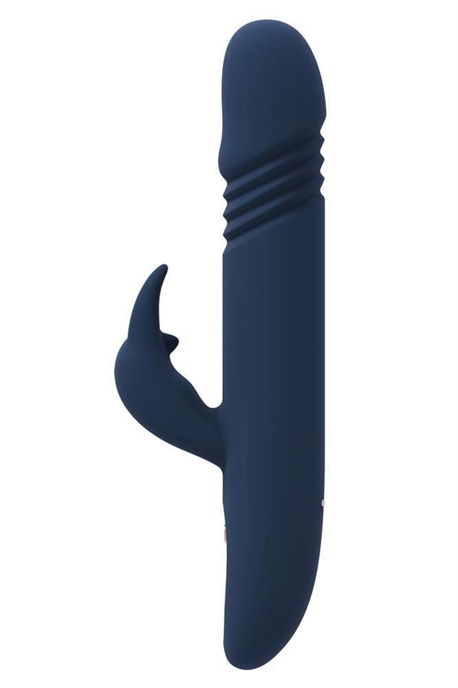 Wibrator króliczek Zephyros z ruchami pchającymi USB 23 cm