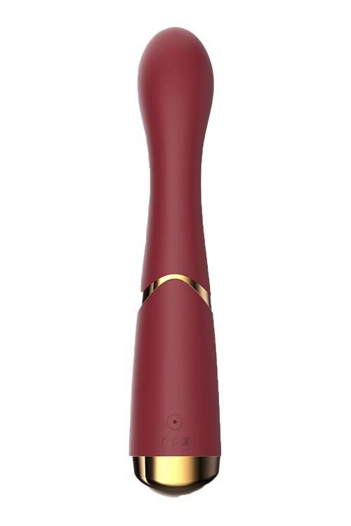 Wibrator punktu G silikonowy Romance Lucy rubinowy USB