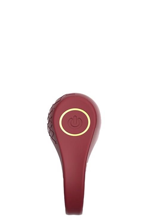 Wibrujący pierścień erekcyjny Dream Toys Romance Ivy rubinowy USB