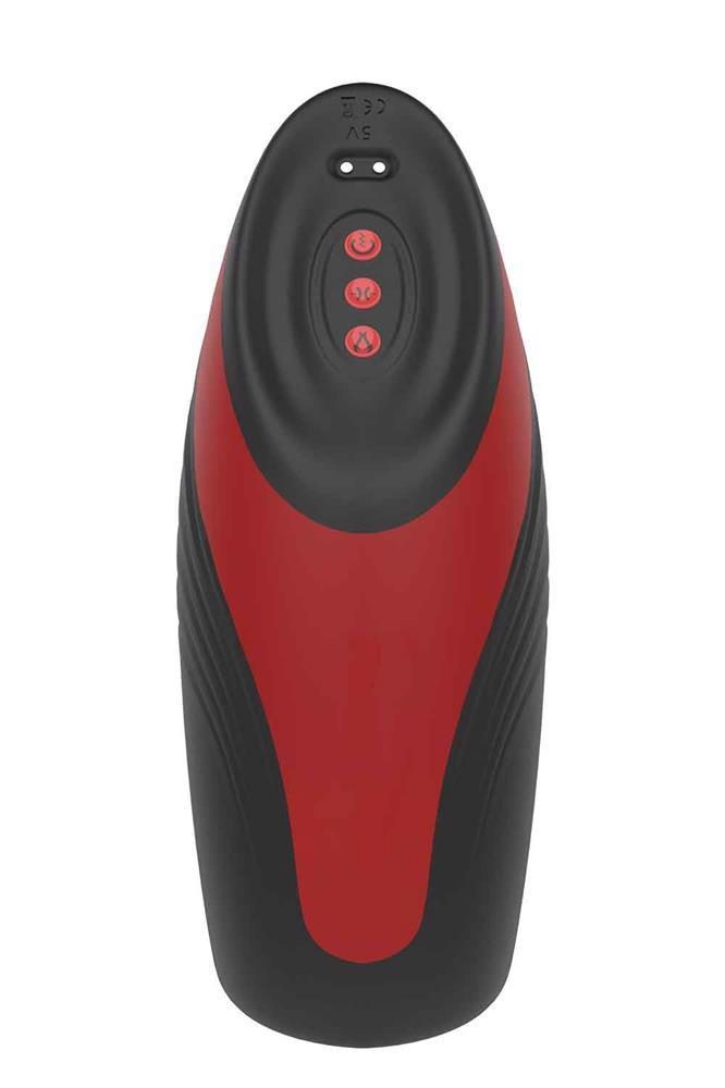 Masturbator Mr Pleasure rozgrzewający z ssaniem i wibracjami USB