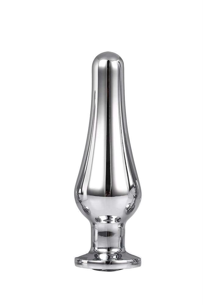 Korek analny Gleaming Love srebrny aluminium 11 cm